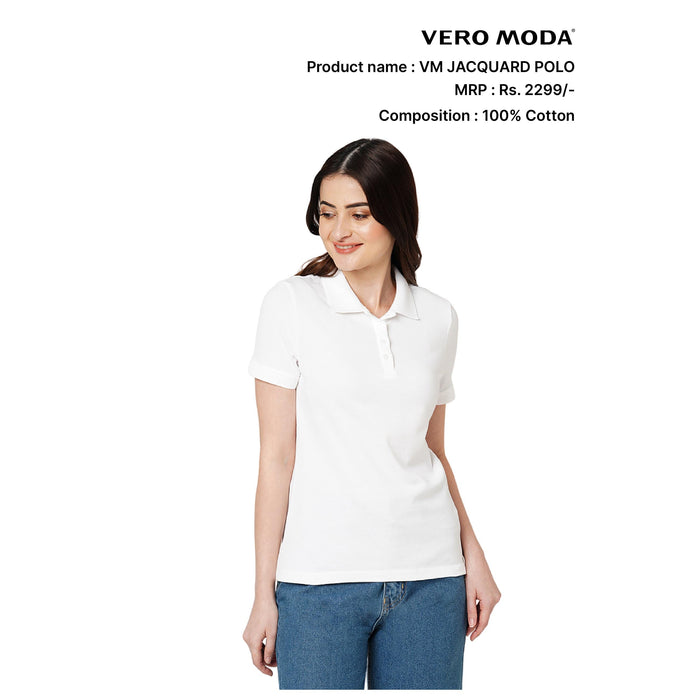 VERO MODA - JACQUARD POLO