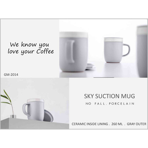 Vitality Sky Suction Mug 560ml - DRIN075