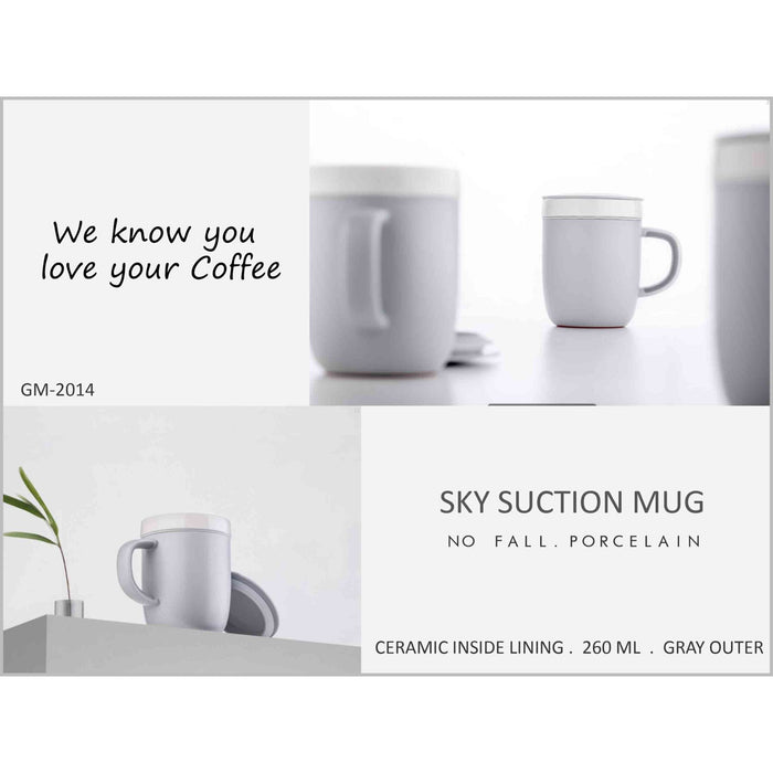Vitality Sky Suction Mug 560ml - DRIN075