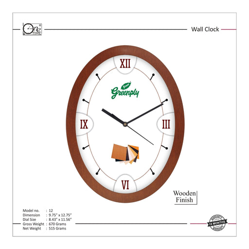 Wall Clock Pattern 12