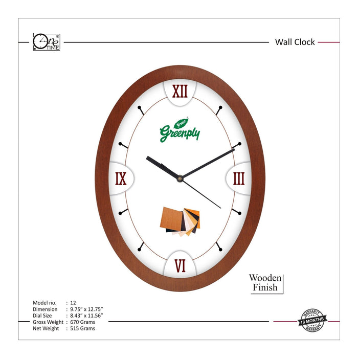 Wall Clock Pattern 12