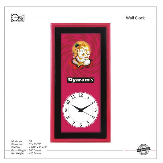 Wall Clock Pattern 18
