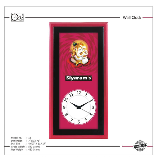 Wall Clock Pattern 18