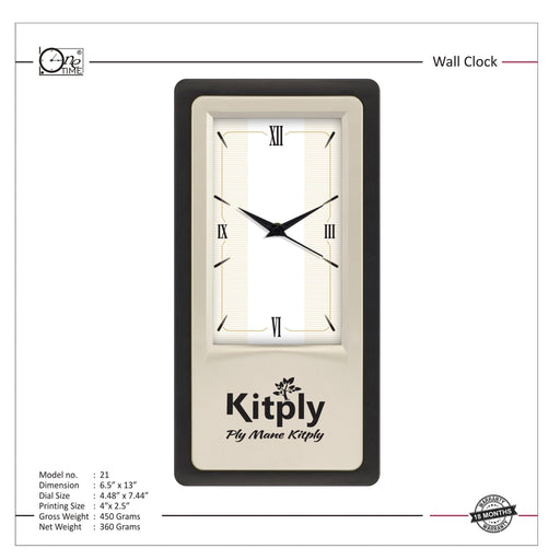 Wall Clock Pattern 21