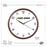 Wall Clock Pattern 22