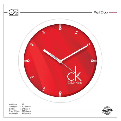 Wall Clock Pattern 39