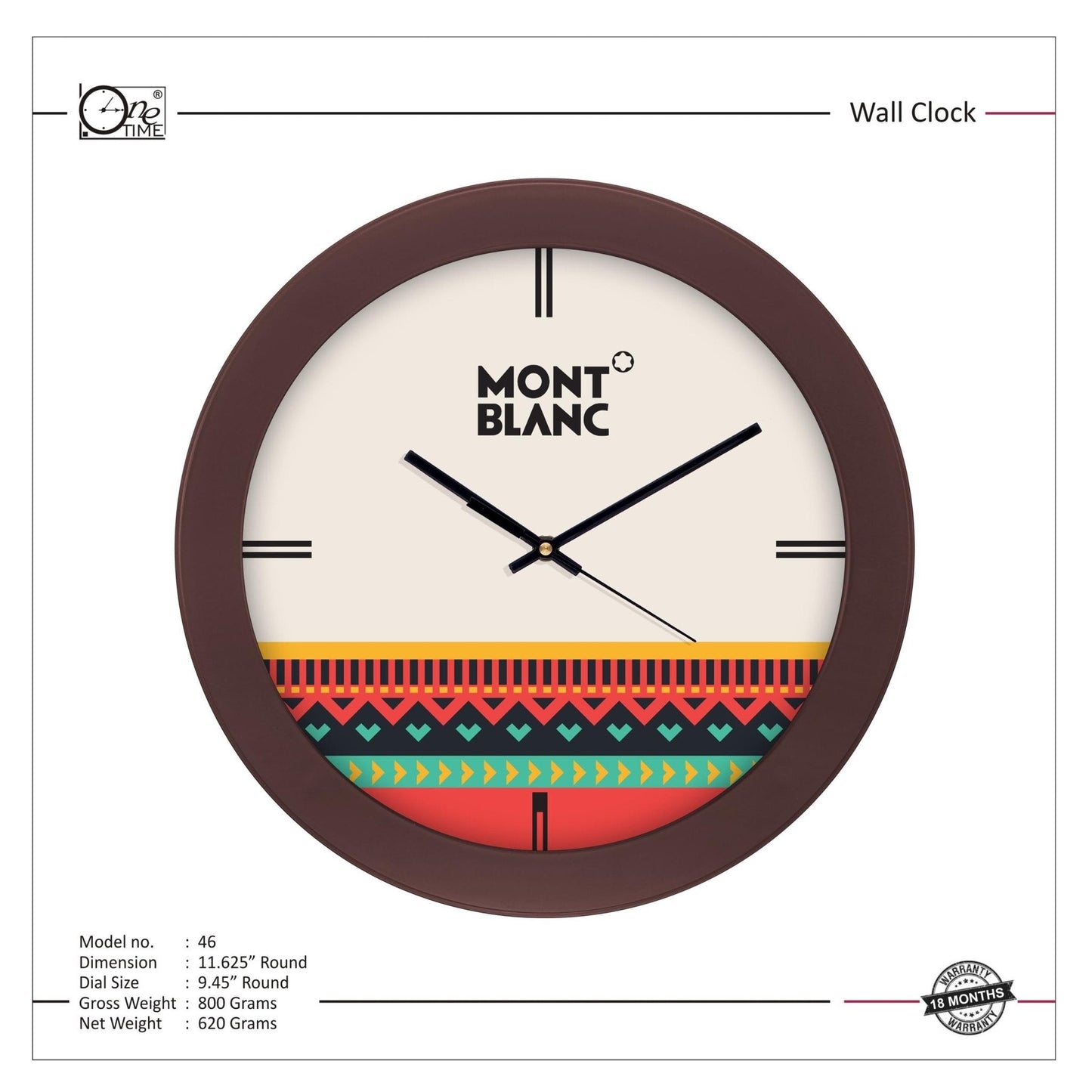 Wall Clock Pattern 46