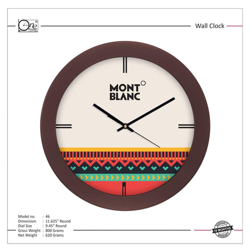 Wall Clock Pattern 46