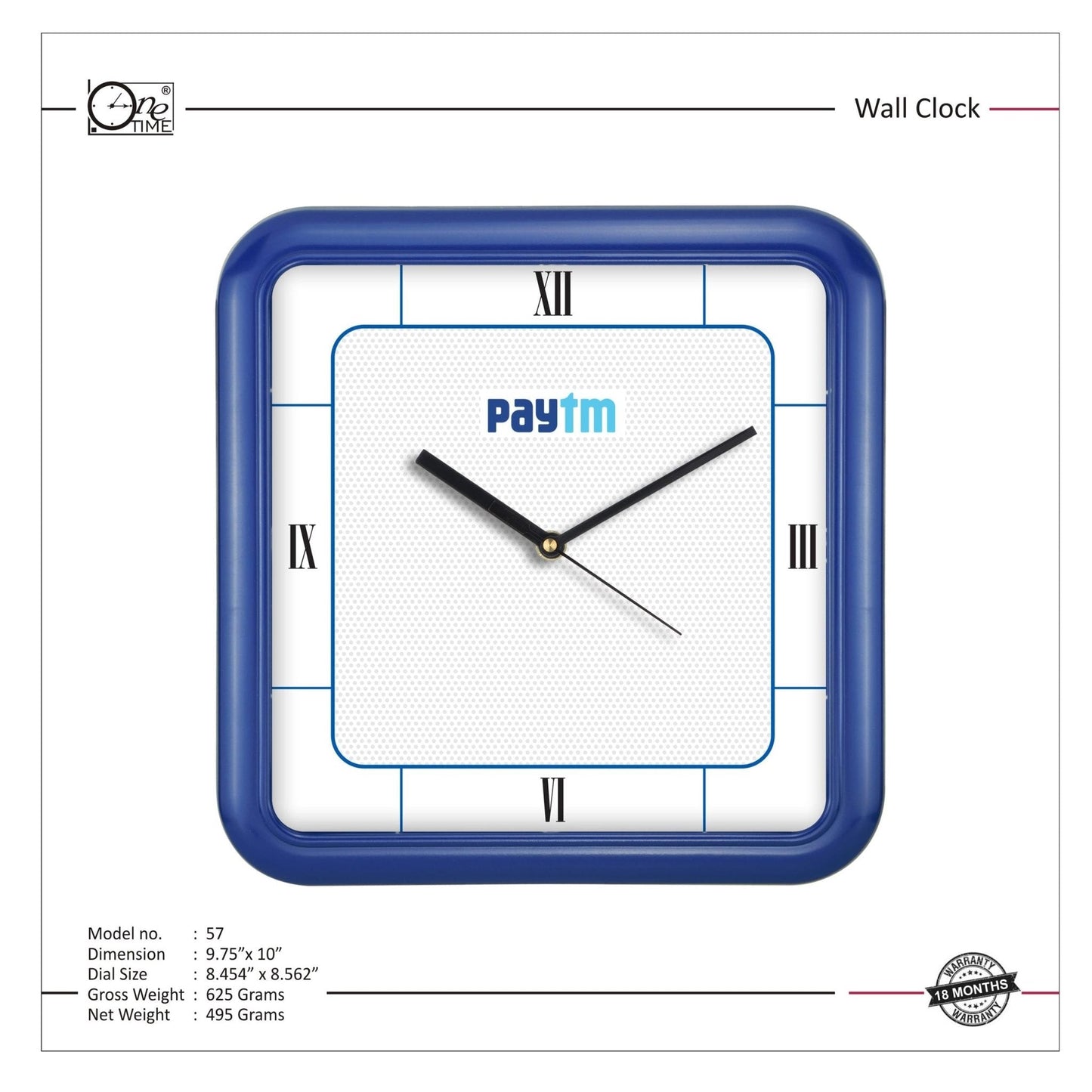 Wall Clock Pattern 57