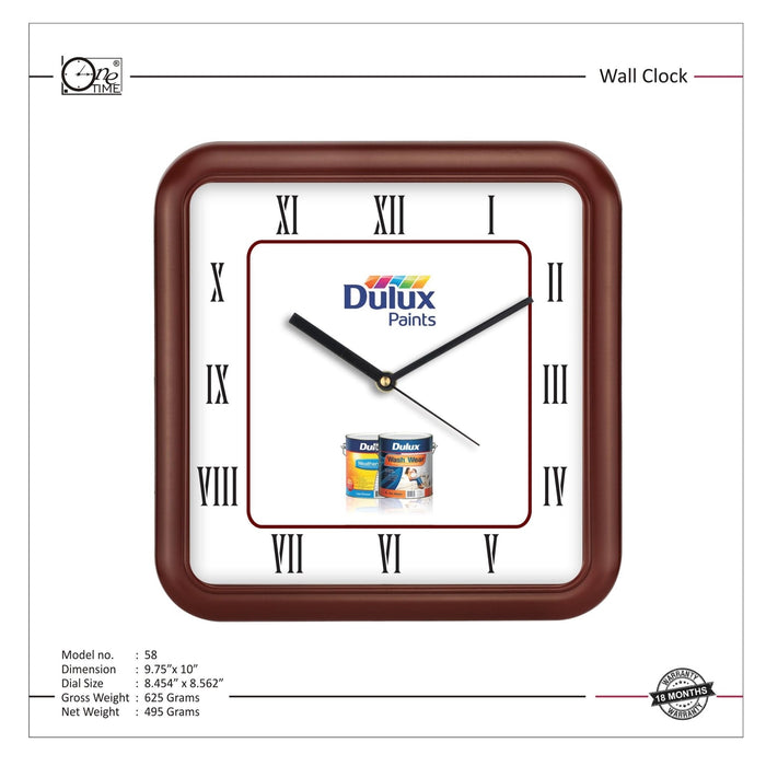Wall Clock Pattern 58