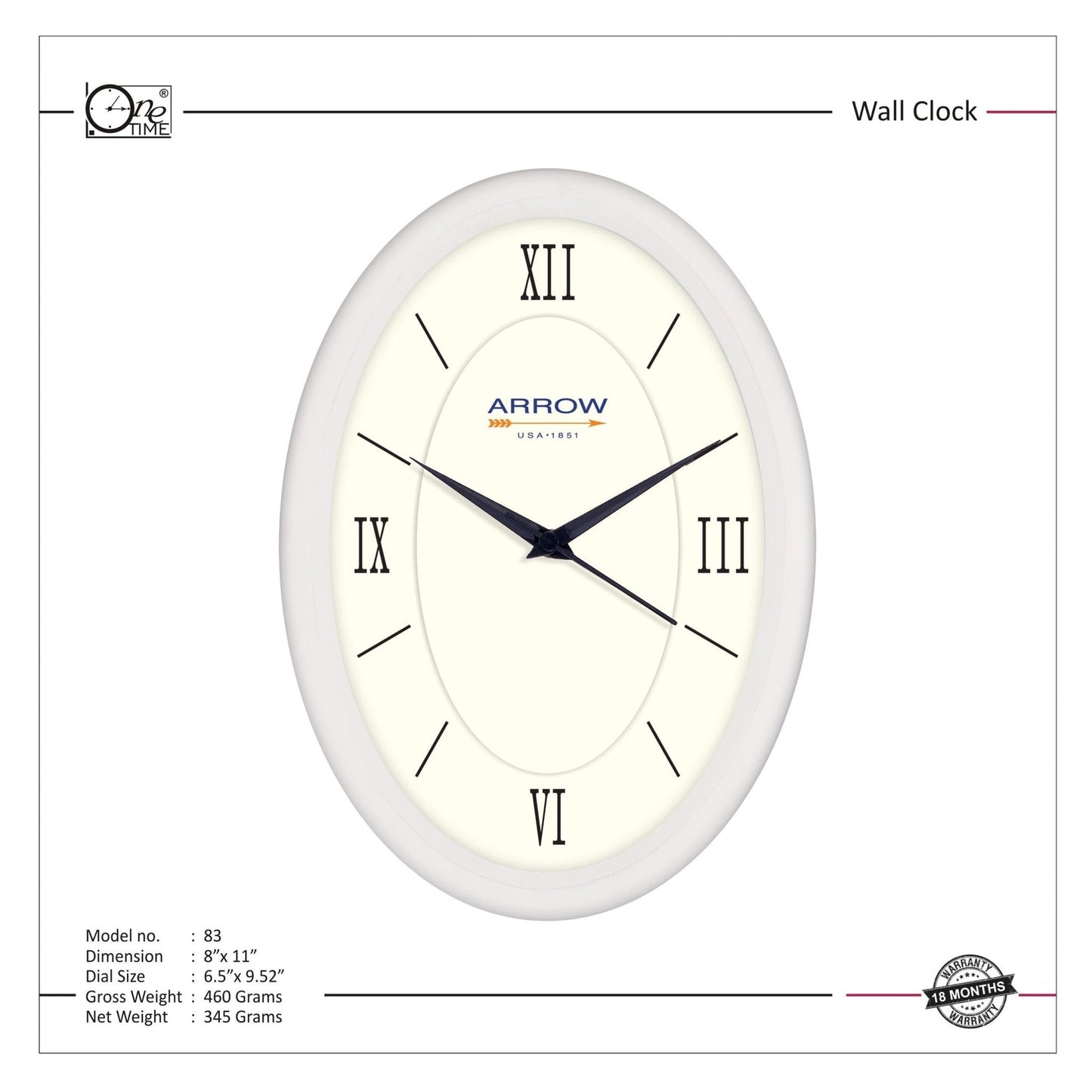 Wall Clock Pattern 83