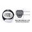 Wave Table Cum Wall Clock - A 107