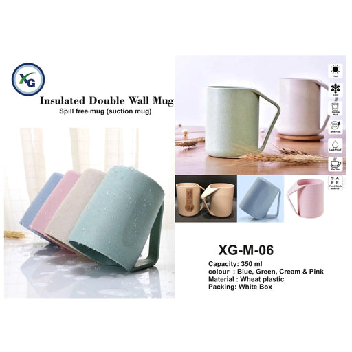 WHEAT PLASTIC MUG - XG - M06