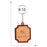 Wooden Key Chain - K-10