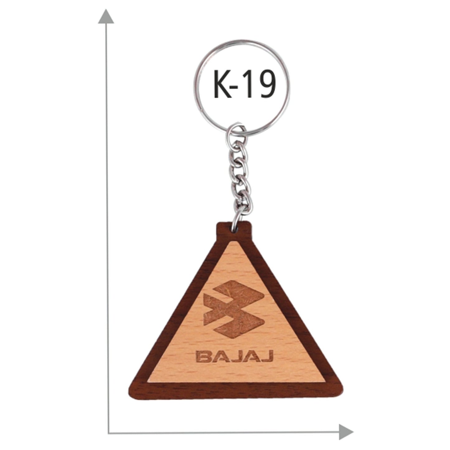 Wooden Key Chain - K-19