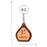 Wooden Key Chain - K-2