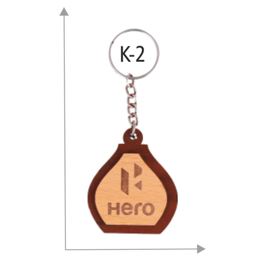 Wooden Key Chain - K-2