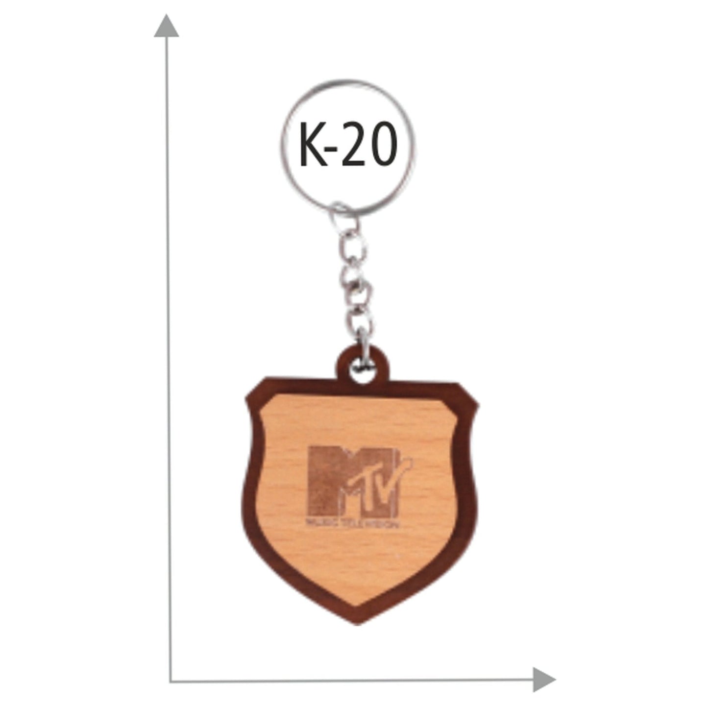 Wooden Key Chain - K-20