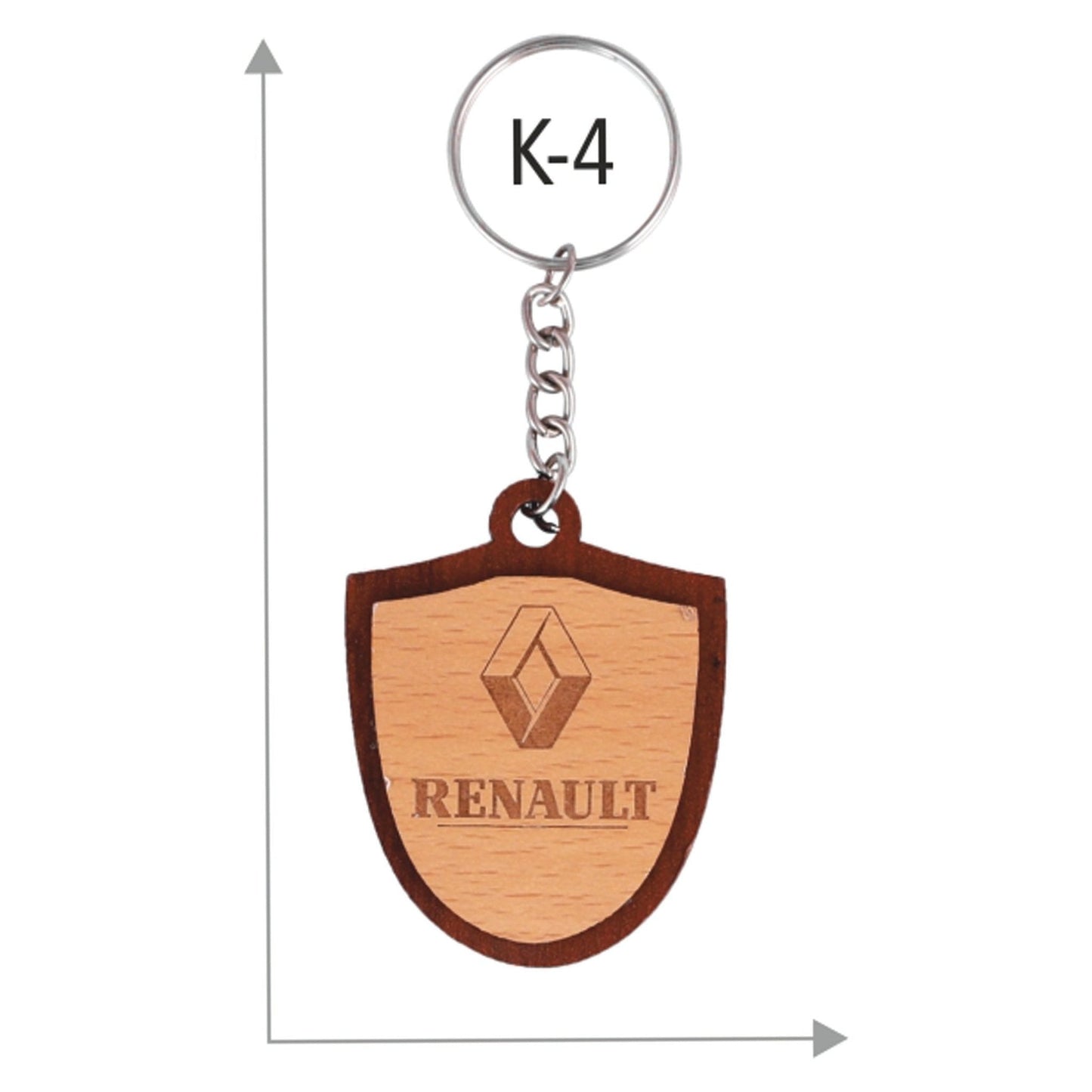 Wooden Key Chain - K-4