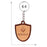 Wooden Key Chain - K-4