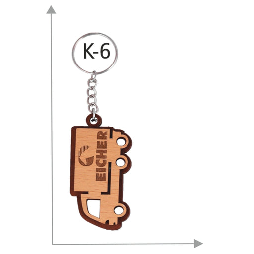 Wooden Key Chain - K-6
