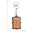 Wooden Key Chain - K-9